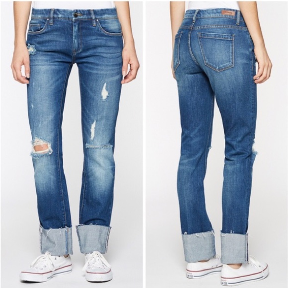 BLANKNYC Deep Cuff Straight Jeans